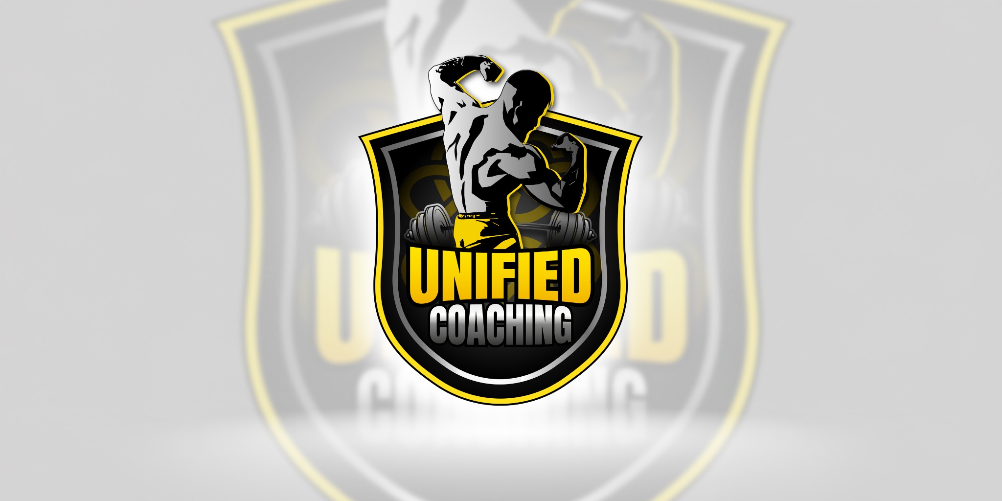 Unified Coaching logo presented on a bright campaign backdrop
